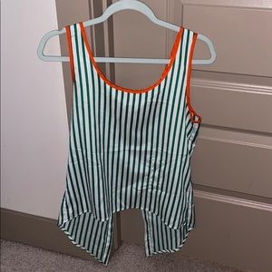 Stripped tank top